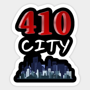 410 CITY BALTIMORE DESIGN Sticker